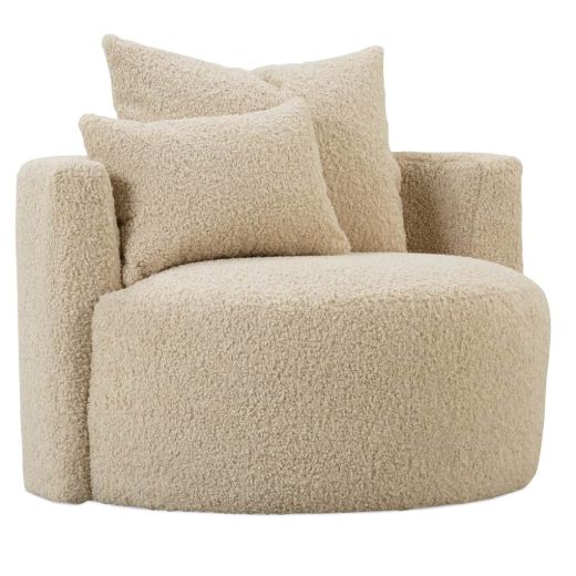 Picture of Neutral Boucle Leander Chair